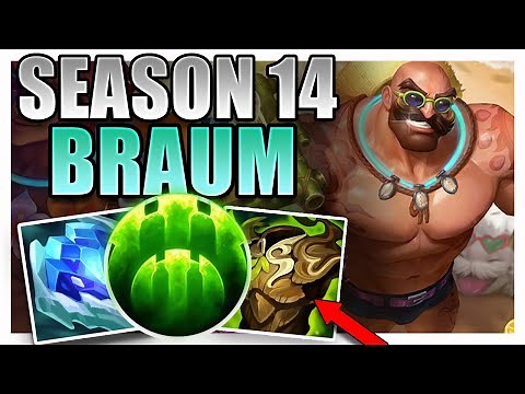SEASON 14 BRAUM SUPPORT GAMEPLAY GUIDE