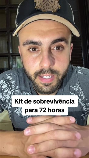Kit de sobrevivência para 72 horas