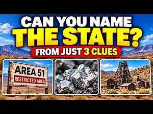 Can You Name All 50 US States From Just 3 Clues? 🇺🇸 US Geography Quiz