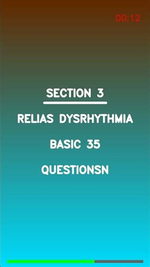 RELIAS DYSRHYTHMIA BASIC 35 QUESTIONSn Latest
