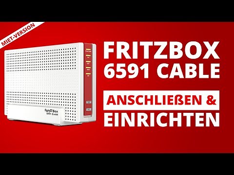 FritzBox 6591 Cable Einrichtung - Anschließen Installieren und Einrichten - Vodafone Homebox