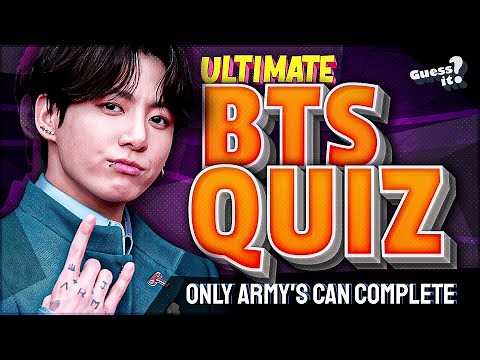 BTS QUIZ - Part 2 | Only ARMY's Can Complete This BTS Quiz | Guessit
