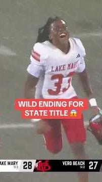 WILD ENDING FOR STATE TITLE 😱