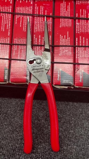 Just in!! New Slip joint needle nose pliers!! By snap on!! #handtools #pliers #snapon #snapontools #madeinusa🇺🇸 #american #fyp