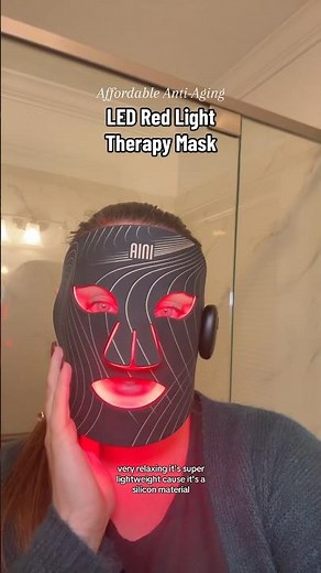 LED Light Therapy Mask With 4 Colors Changed My Skin FOREVER