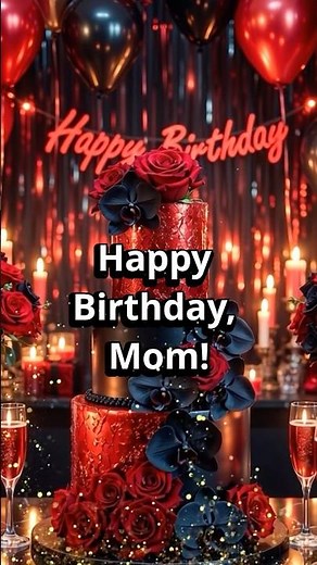 Happy Birthday Mom! 🎉 Beautiful Greeting Video & Music for Mothers