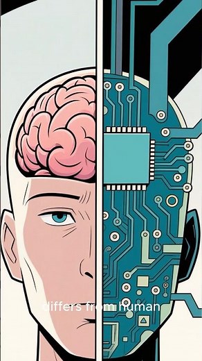 How does AI differ from human intelligence?