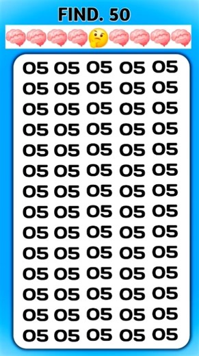 🧠Are you logical #find 50🤔 #quiz #challenge #paheli #gkinhindi #oddnumber #viralvideo #yt