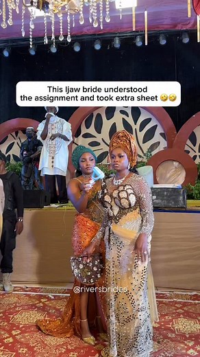 49K views · 4K reactions | The bride understood the assignment so...