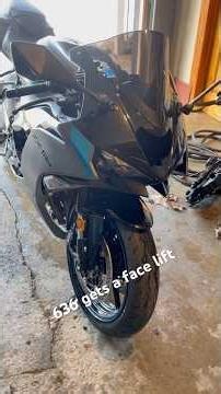 Brand new Kawasaki | zx6r | 636 | gets a face lift | double bubble wind screen