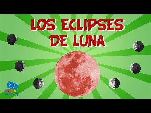 LOS ECLIPSES DE LUNA ¿Qué es una luna de sangre? | Vídeos Educativos para Niños