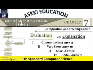 💥 11th Computer Science Chapter 7 : Book back Answers | English Medium