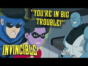 Invincible & Oliver vs The Mauler Twins | Invincible Season 3