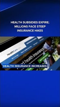 Health subsidies expire, launching millions of Americans into 2026 with steep insurance hikes