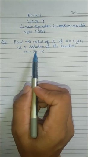 class 9 math chapter 4 linear equations in two variables Ex-4.2 Q-4 new NCERT