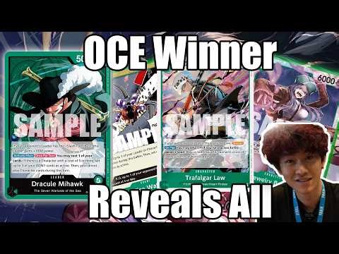 [OP14] I Interviewed The Best Mihawk Player?! OCE Finals Winner Deck Profile | One Piece Card Game