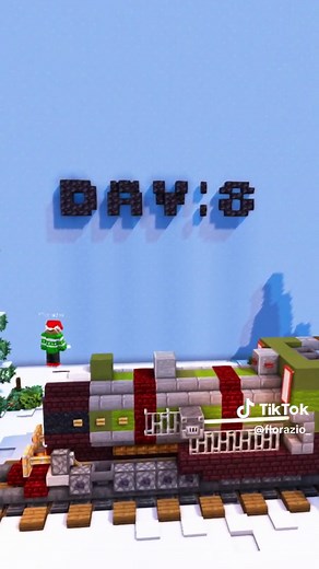 MINECRAFT CHRISTMAS HACK Minecraft Advent Calendar: 25 Daily Holiday Builds [] Today's build is the front of an awesome holiday train! This train is perfect for any winter wonderland. Stay tuned for the other parts of tbe train! [] Follow for more Minecraft builds and tutorials, follow on Instagram, YouTube, TikTok, and Reddit, links in bio. [] [] #minecraft #minecraftbuilding #minecrafttutorial #minecrafter #minecraftjava #christmas #fyp #part1