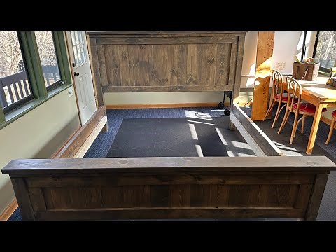 How to Build a Farmhouse Style Bed Frame