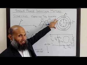 EE213 - 44 - Starting single phase induction motors capacitor type windings