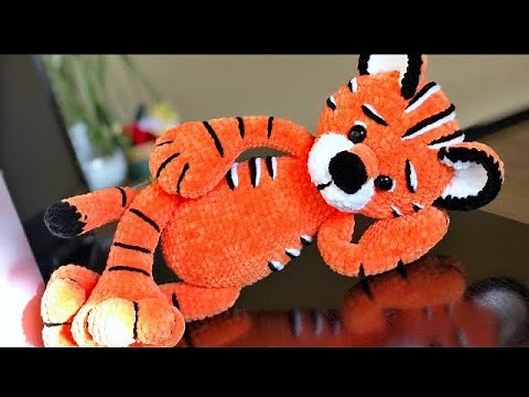 Crochet Tiger Part 2 / Tiger Detailed TUTORIAL / DIY crochet tiger pattern