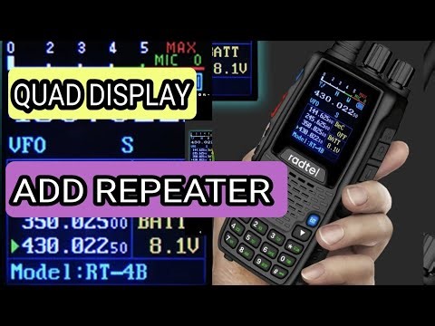 NEW - Radtel RT-4B (QYT KT-8R ) Add Repeater