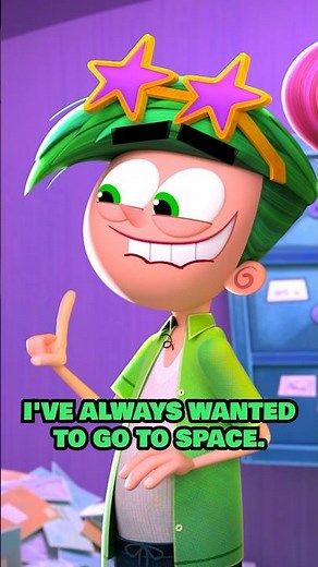 Silly Cosmo. You’ve already been to space! 🚀 🌑 | Fairly OddParents #Shorts