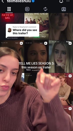 Replying to @Stephanie the cover photo is evan’s face, it starts with diana talking and then you’ll see evan putting on sunglasses at a pool party. #tellmelies #tellmelieshulu @Tell Me Lies Hulu