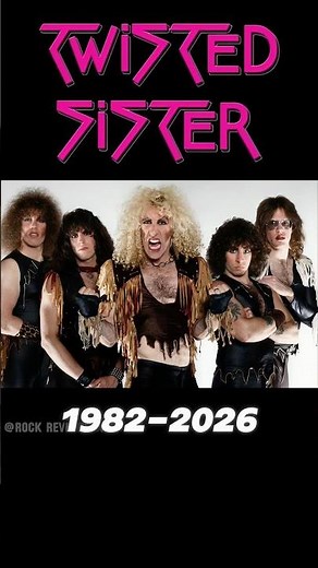 Twisted Sister Rock Band (1982-2026) Before and After #twistedsister