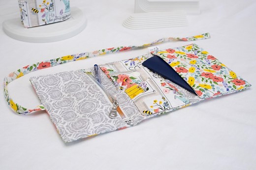 DIY Passport Case Sewing Pattern: Roll up Travel Pouch (PDF Template) - Etsy