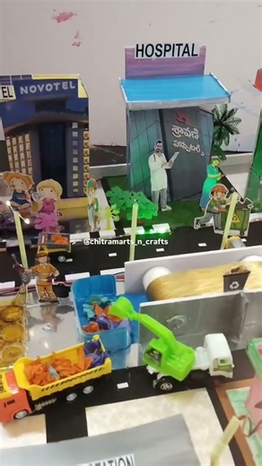 Food waste management project #handmade #craft #schoolproject #working #foodstagram#youtubeshorts