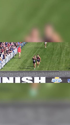 A photo finish at the 2025 IHSAA Boys Cross Country State Championship! Join us on IHSAAtv.org for the awards ceremony! The Girls race begins at 1pm ET! #crosscountry #xc #running | IHSAAtv