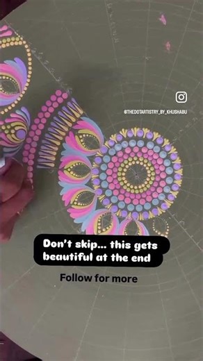 Soft Pastel Mandala | Step by Step Art ✨