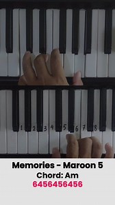 Memories - Maroon 5 (Easy Piano Tutorial) #pianotutorial #easypiano #pianolesson #pianocover | Waves Piano