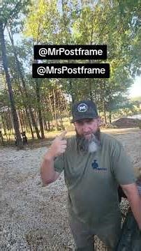 concrete pad completed on our barndominium home ‪@MrPostFrame‬