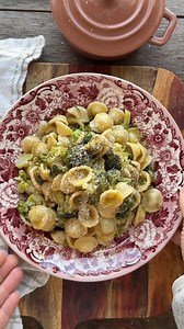 Buongiorno!! A simple easy dish every family has their version of and even I make it a few different ways but this version is just so scrumptious, family friendly and easy!! A little lemon zest and juice really takes this to the next level and we love it! The broccoli cooks for about 10 minutes while your pasta is cooking, then bring it all together with some stock, a little starchy cooking water, a knob of butter and lots of parm and let it all cook together for a few minutes and it’s totally p