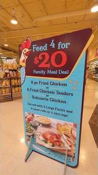 Lowes Foods Family of 4 Chicken Dinner for $20 #northcarolina #ncmom #ncblog