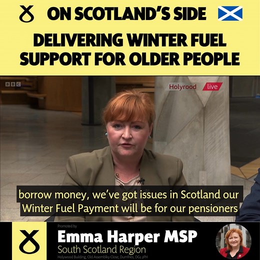 I was on BBC Scotland’s Politics Scotland programme yesterday talking about the Scottish Government’s rollout of Pension Age Winter Heating Payments and the problems our Government and Parliament have had to navigate time after time due to UK Labour’s u-turns on their Winter Fuel Payment – which determines how much money Scotland has to spend. Because the Scottish Budget is massively dependent on Westminster deciding how much of our revenues return to Scotland, these flip-flops have meant huge u