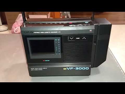 Casio VF-3000 portable TV/VCR (1988)
