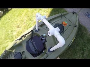 How to make a removable Trolling Motor Mount for kayaks