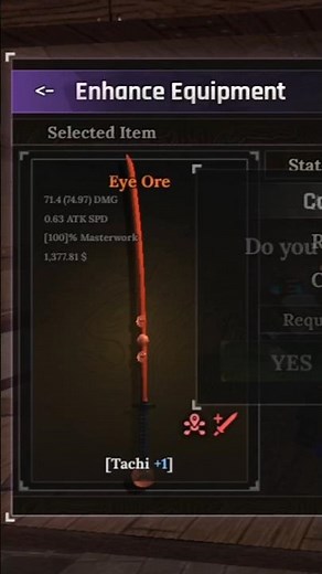 🔨👁️Crafting the legendary eye ore Katana │ The forge #theforge #roblox