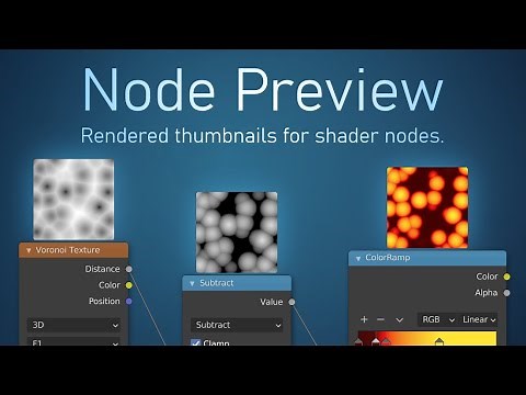 Blender Addon: Node Preview