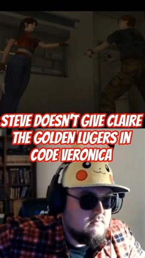 Steve doesn't give Claire the Golden Lugers in Code Veronica