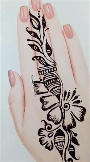 beautiful back hand mehandi #beautifulmehandi #mehandi #mehandidesign #hennamehndiart