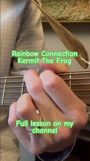 How To Play Rainbow Connection By Kermit The Frog - Acoustic Guitar Lesson Tutorial