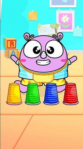 Gumball machine for kids | Let's learn cup and ball matching #learnforkids