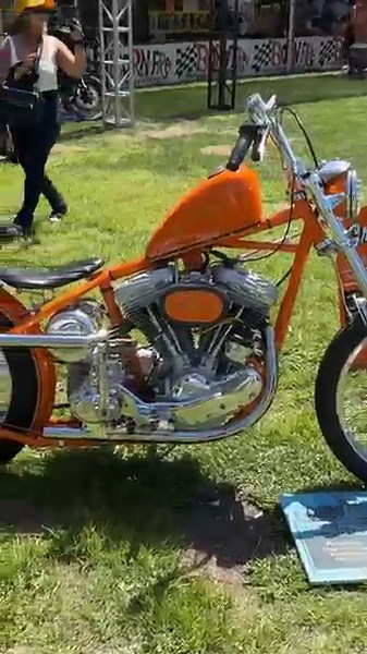 Born-Free Motorcycle Show 2025 | 1956 Harley-Davidson Panhead | Michael Galli #DicEtv