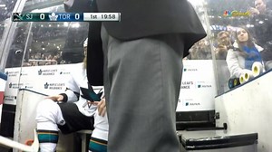 Just :02 seconds into the game, and Joe Thornton dropped the gloves. | Brodie Brazil
