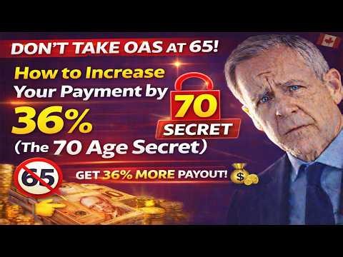💸 Retirees Shocked: Delay OAS to 70 and Lock in a 36% Bigger Check