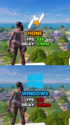 FORTNITE FPS Before VS After Hone Optimizer