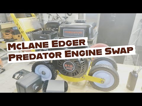 McLane Edger Engine Replacement